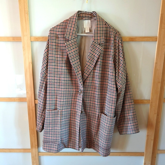 H&M Women Oversized Jacket Size M NWOT - Picture 2 of 6